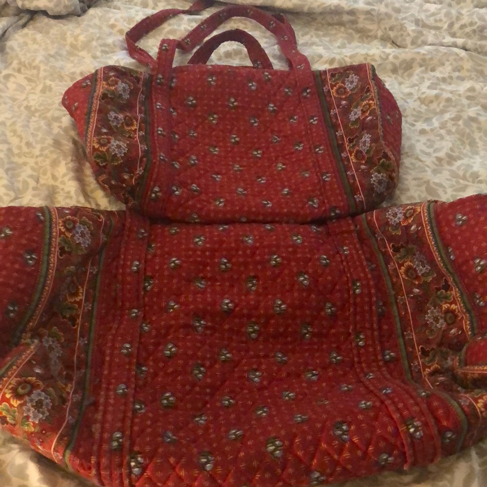 Vintage Vera Bradley Provincial Red